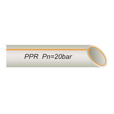 Труба VSplast PPR Fiber PIPE ф20*3.4mm зі скловолокном 8298 фото