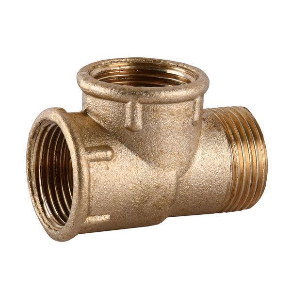 Тройник латунный 3/4&Prime;ВР х 3/4&Prime;ВР х 3/4&Prime;ВР литейный 210Б 11543 фото