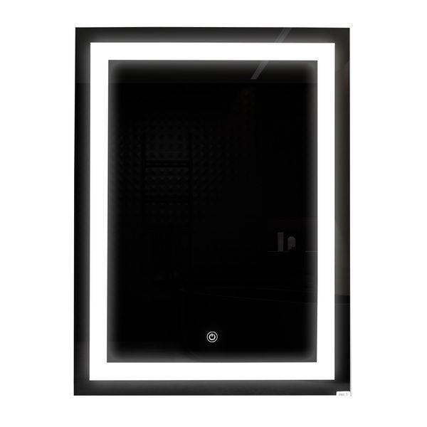 Дзеркало UNIO MRR-01 SQR-AA-S 600 x 800 mm LED FL з сенсором 27462 фото