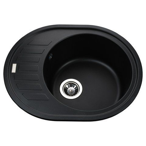 Гранитная мойка Globus Lux ARNO черный 620х500мм-А0002 20962 фото