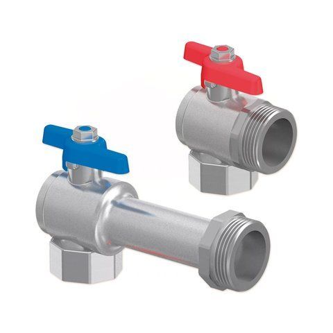 Комплект кульових кранів для коллектору Rp 3/4&Prime; - G1&Prime; Uponor GmbH 81539 фото