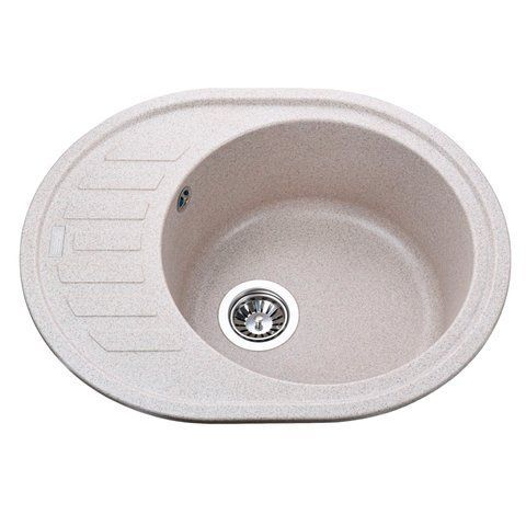 Гранитная мойка Globus Lux ARNO миндаль 620х500мм-А0008 20963 фото