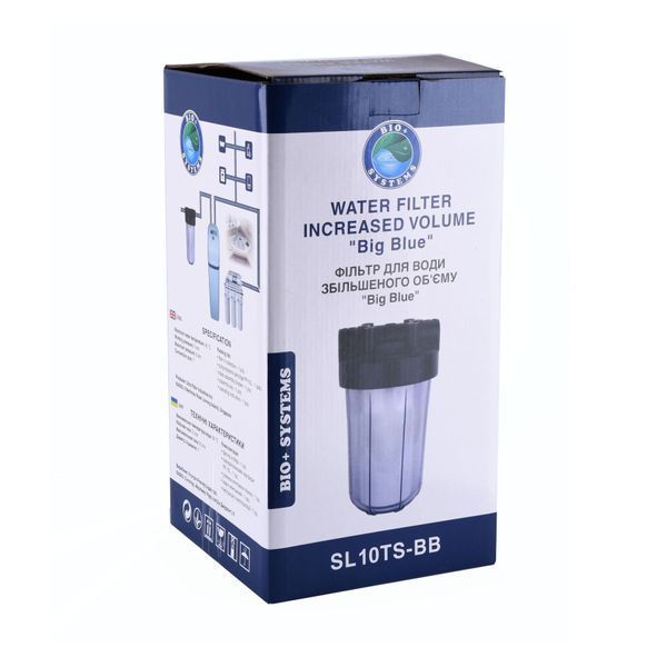 Фільтр-колба + ПП картридж ПРОЗОРА Bіо+ systems SL10TS-BB Big Blue 10&Prime;, 1&Prime; 15725 фото