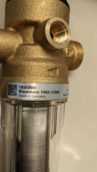 Механический фильтр для холодной воды HoneyWell FK06-1/2AA с редуктором 1220238351 фото
