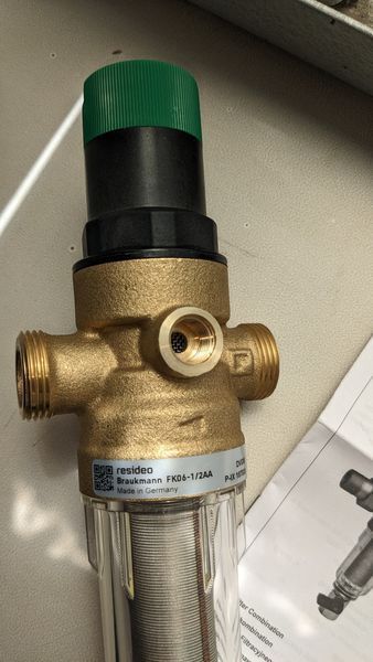 Механический фильтр для холодной воды HoneyWell FK06-1/2AA с редуктором 1220238351 фото