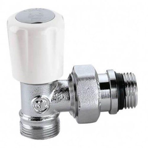 Кран-термостат радиаторный универсальный &Oslash;3/4" х 1/2" угловой 10 bar Caleffi S.p.a. 338452 1834586365 фото