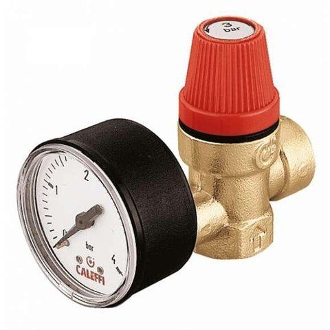 Мембранный клапан с манометром &Oslash;1/2" х 1/2" ВВ 8,0 bar Caleffi S.p.a. 313480 1840441442 фото