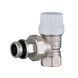Кран радіаторний кутовий Q PROFESSIONAL 1/2&Prime; NV-QP5007 під ключ з ущільнювачем 23479 фото 2