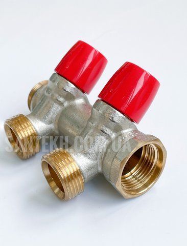 Коллектор General Fittings 3/4х3/4 T2 ЕК.RED&nbsp;NK 6300E7N0505R2A фото