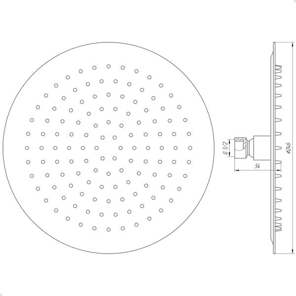 Душевая лейка Globus Lux STS-0250 11821 фото