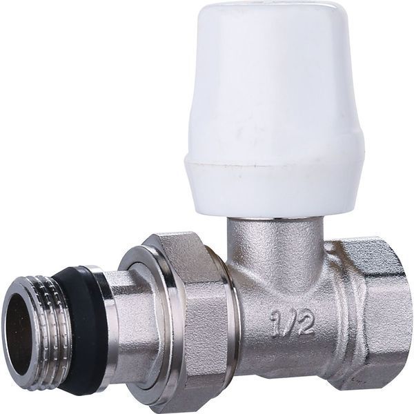 Кран радіаторний прямий ECO Technology ECO5006 1/2&Prime; вентильний з ущільнювачем 22096 фото