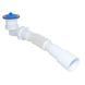 Сифон Waterstal SE 3860 для душ. піддона 1 1/2&Prime; низький з гофрою 32х32/40/50 17414 фото 3