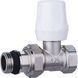 Кран радіаторний прямий ECO Technology ECO5006 1/2&Prime; вентильний з ущільнювачем 22096 фото 1