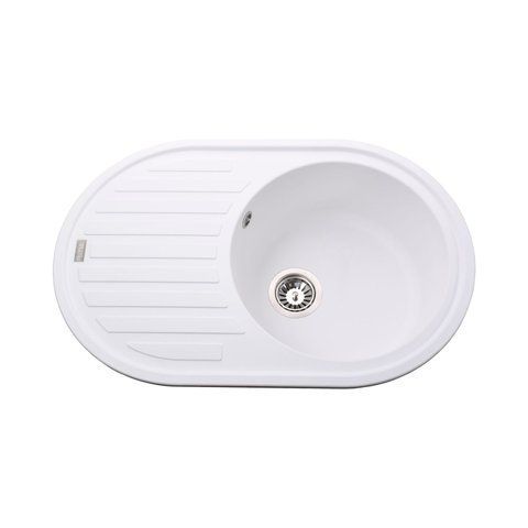 Гранитная мойка Globus Lux OHARA белый 770х500мм-А0007 22440 фото