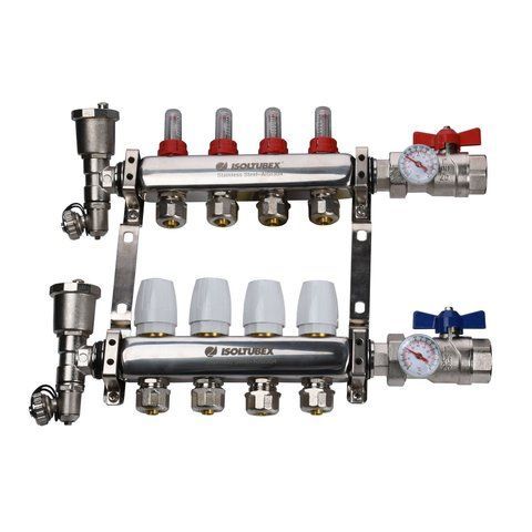 Колекторна система ISOLTUBEX INOX AISI-304 CO4 (1&Prime; х 4) 16492 фото