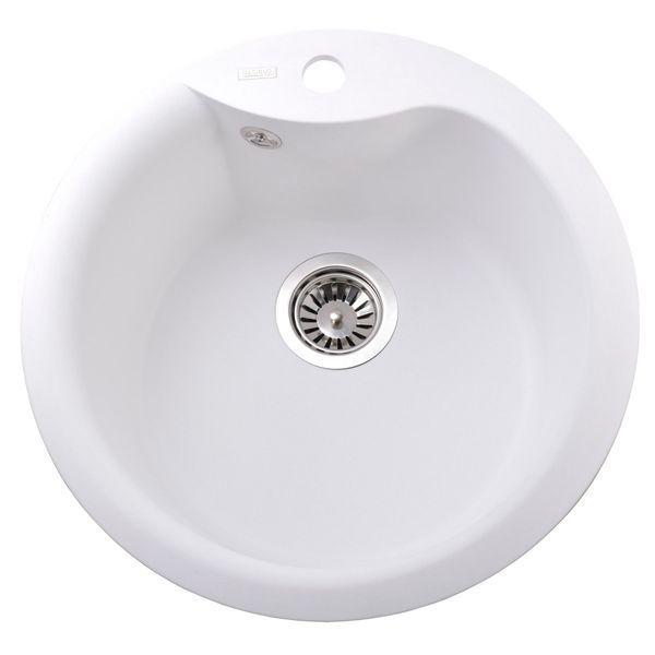 Гранитная мойка Globus Lux ORTA белый 485мм-А0007 22441 фото