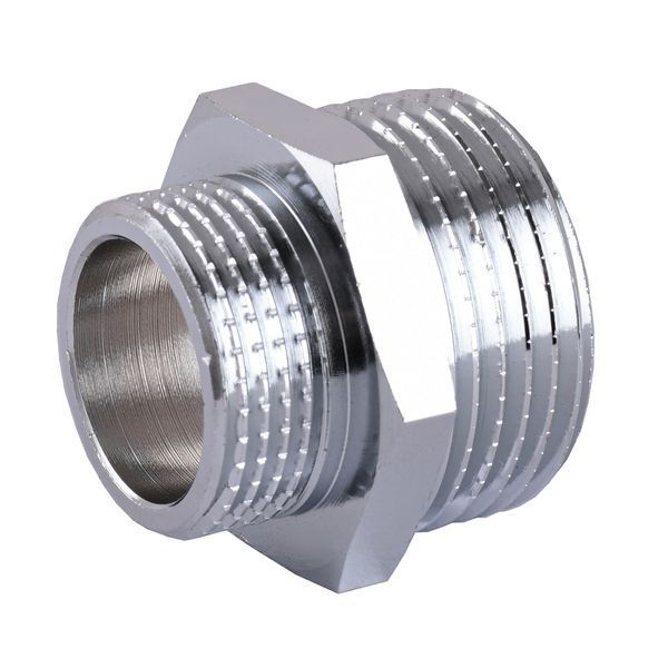 Ніпель SOLOMON 1/2&Prime;х1&Prime; ЗЗ хром 8208 1297 фото