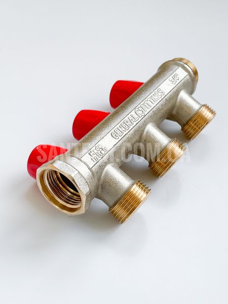 Коллектор General Fittings 3/4х3/4 T3 ЕК.RED NK 6300E7N0505R3A фото