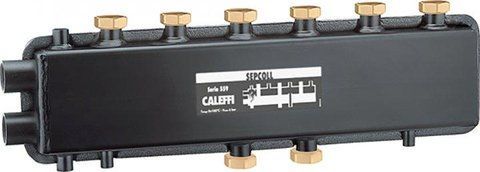Гидравлический сепаратор-коллектор SEPCOLL&reg; &Oslash;1 1/4" В x 1 1/2" В (НГ) 3+1 пара 125 мм 559231 1852960288 фото