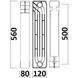 Радиатор биметаллический секционный QUEEN THERM 500/120 (кратно 10) 21991 фото 9