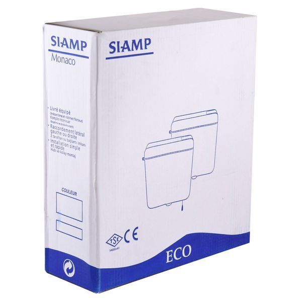 Бачок SIAMP AR07 &Prime;Monaco&Prime; для унітаза настінний пласт.ABS (33803) 10л 493 фото