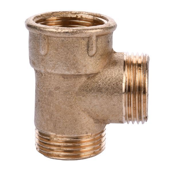 Тройник латунный 3/4&Prime;НР х 3/4&Prime;НР х 3/4&Prime;ВР литейный 209Б 11544 фото