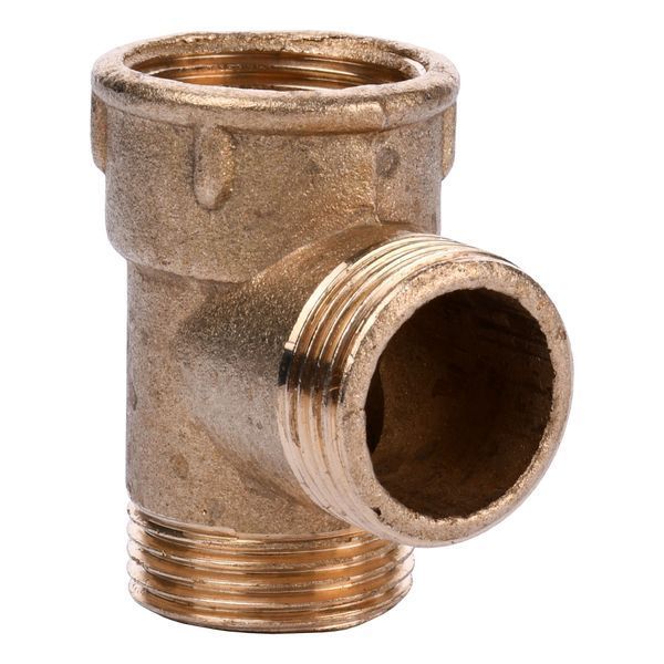 Тройник латунный 3/4&Prime;НР х 3/4&Prime;НР х 3/4&Prime;ВР литейный 209Б 11544 фото