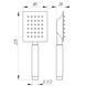 Душова лійка Globus Lux SUS-001Q-BB 24949 фото 9