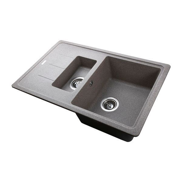Гранітна мийка Globus Lux IZEO мокко 780х500мм 23487 фото