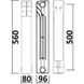 Радиатор биметаллический секционный QUEEN THERM 500/96 (кратно 10) 17726 фото 8