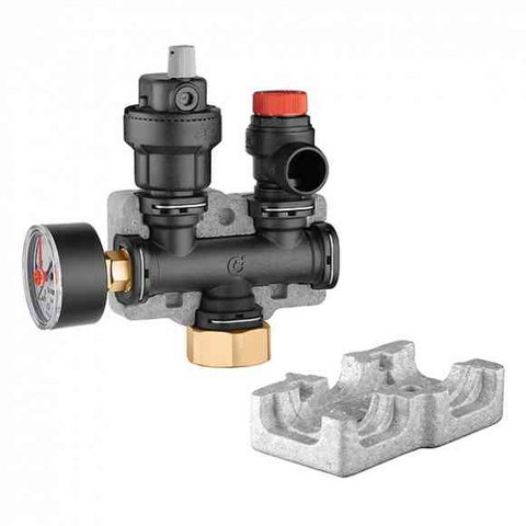 Группа безопасности котла композит/латунь &Oslash;1" 50 kW 5&divide;90&deg;C Caleffi S.p.a 305663 1847813540 фото