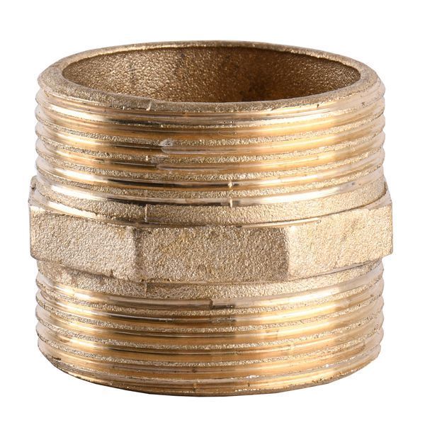 Ниппель латунный 1 1/2&Prime;НР х 1 1/2&Prime;НР литейный 526-1Б 11843 фото