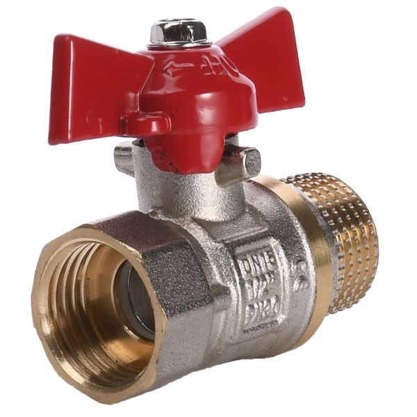 Кран кульовий прямий WATER VALVE 1/2&Prime; ЗВ КБ NV-V Q002 4538 фото