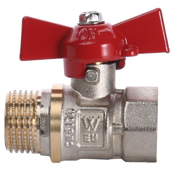 Кран кульовий прямий WATER VALVE 1/2&Prime; ЗВ КБ NV-V Q002 4538 фото