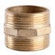 Ниппель латунный 1 1/2&Prime;НР х 1 1/2&Prime;НР литейный 526-1Б 11843 фото 1