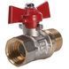 Кран кульовий прямий WATER VALVE 1/2&Prime; ЗВ КБ NV-V Q002 4538 фото 2