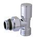 Кран вентильный угловой с американкой SOLOMON 3/4&Prime; CHROM 1855 с уплотнителем 15268 фото 2