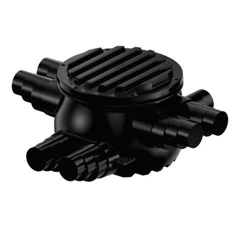 Ревизионный колодец с крышкой T-образный 6 x 140/175/200 мм UPONOR 80903 фото
