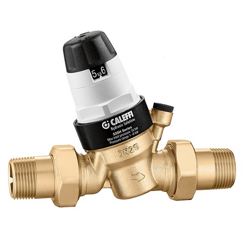Редуктор понижения давления со шкалой &Oslash;1/2" латунь Max. 16 bar 1&divide;6 bar 80&deg;C Caleffi S.p.a 535040H 1847994395 фото