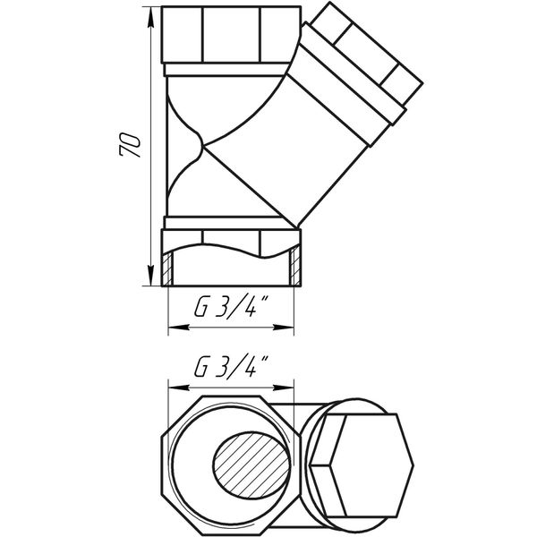 Фильтр грубой очистки SOLOMON 3/4″ 8011 1450 фото