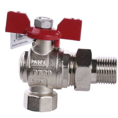 Кран кульовий ARCO 1/2&Prime; SENA 154303 кутовий з американкою (754303) 14969 фото