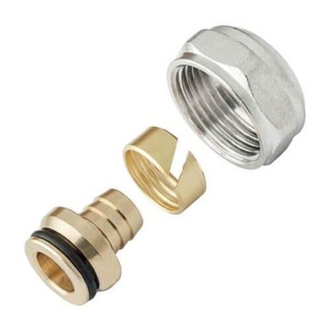 З'єднувач конусний (з нікельованою гайкою) 16x2 G3/4" 1110271010  фото