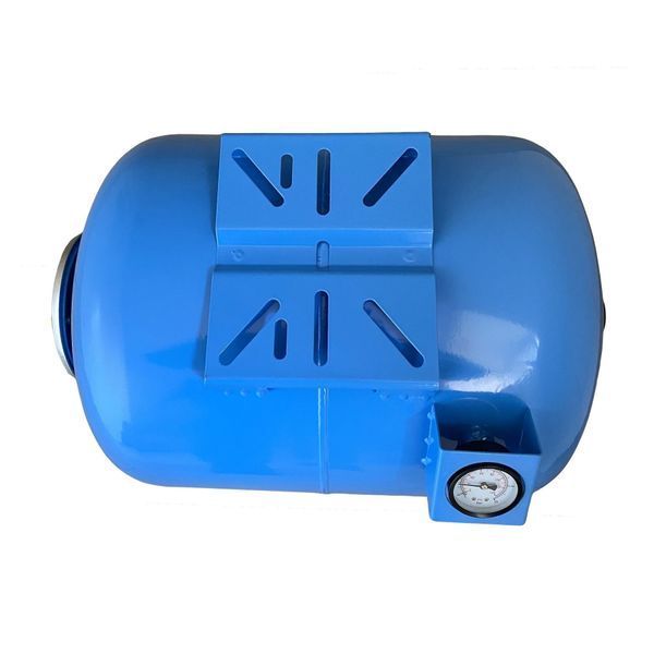 Гидроаккумулятор 50л VOLKS pumpe 10bar гор. (с манометром) 14700 фото