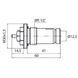 Клапан OUTER под термоголовку М30x1,5 панельного радиатора PROFESSIONAL NV-QP 5200 1/2″ (на трубу) 11407 фото 6