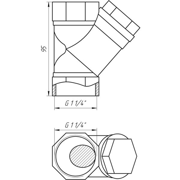 Фильтр грубой очистки SOLOMON 1 1/4″ 8011 (8017) 1452 фото