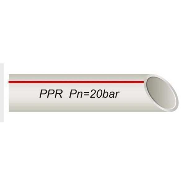 Труба VSplast PPR-AL-PIPE ф20 GERMANY STD з алюмінієвою фольгою(червона упаковка) 13511 фото