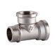 Трійник нікельований 1/2&Prime;ВР х 1/2&Prime;ВР х 1/2&Prime;ЗР штампований А0213А(нк) VA 24975 фото 1