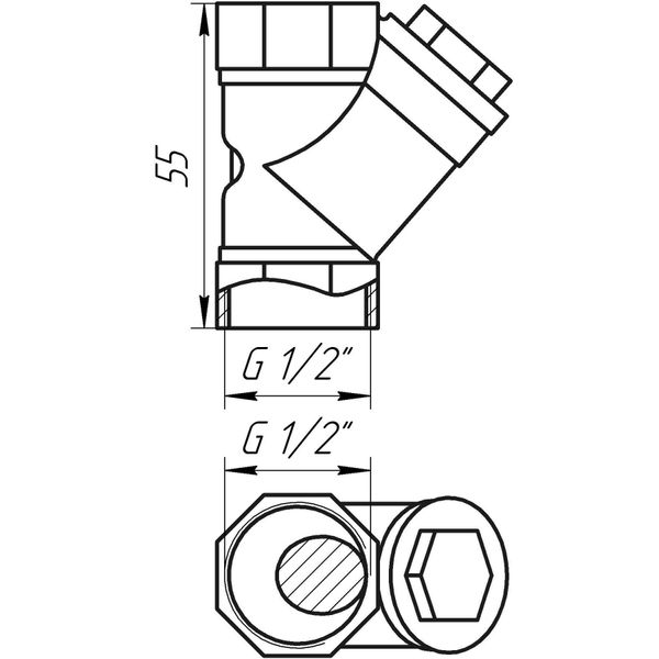 Фильтр грубой очистки SOLOMON 1/2″ 8012 1064 фото