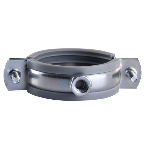 Хомут в сборе CR 1 1/2&Prime; (47-53мм) с винтом-шурупом 8*100 и дюбелем в уп., серый 6305 фото