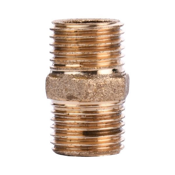 Ніпель латунний 1/4&Prime;ЗР х 1/4&Prime;ЗР ливарний 542Б 16364 фото